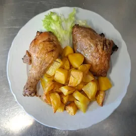 Pollo arrosto con patate